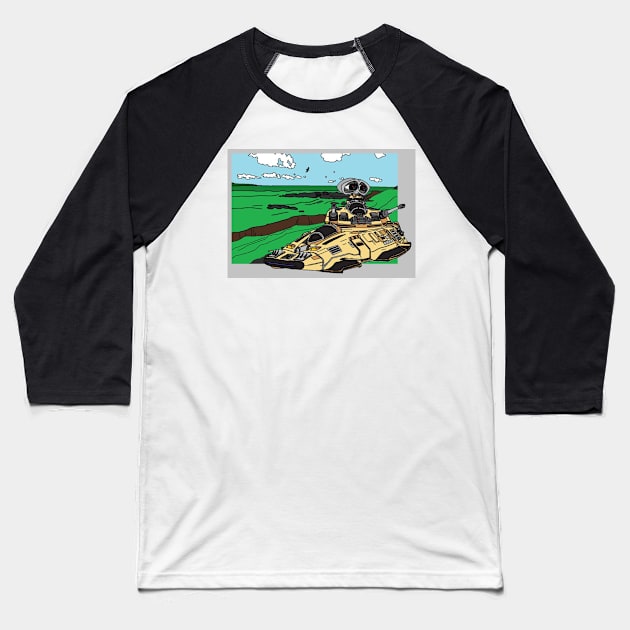 Homeland Defense Baseball T-Shirt by The Crocco